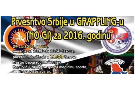Prvenstvo Srbije u grapplingu 2016